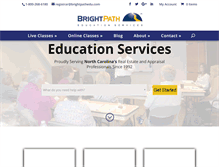 Tablet Screenshot of brightpathedu.com